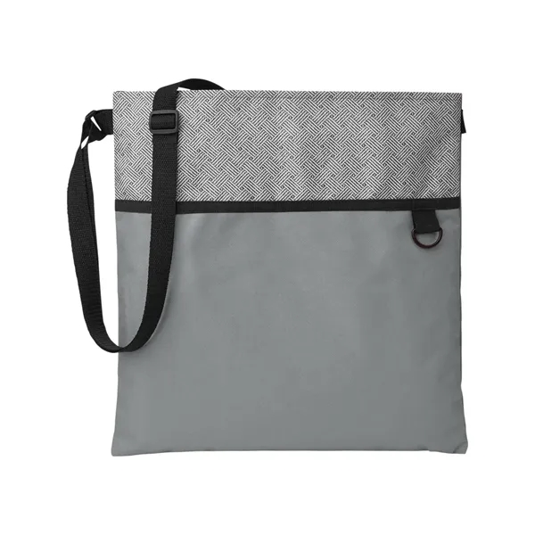 Patchwork Eco Friendly Crossbody Tote Bag - Patchwork Eco Friendly Crossbody Tote Bag - Image 8 of 15