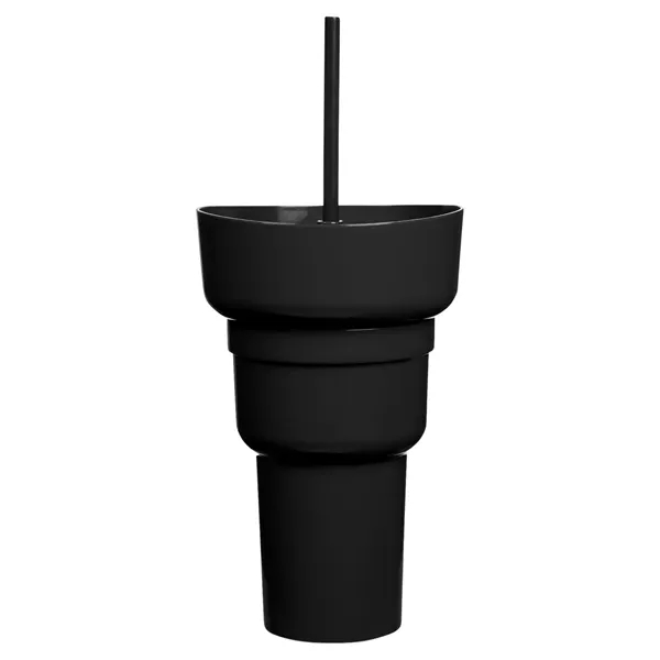 Team 365 1L Recycled PP Stadium Tumbler with Snack Bowl - Team 365 1L Recycled PP Stadium Tumbler with Snack Bowl - Image 2 of 30