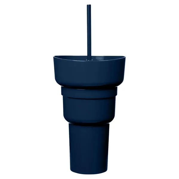 Team 365 1L Recycled PP Stadium Tumbler with Snack Bowl - Team 365 1L Recycled PP Stadium Tumbler with Snack Bowl - Image 6 of 30