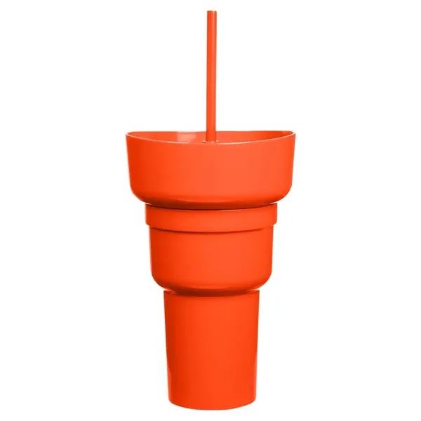 Team 365 1L Recycled PP Stadium Tumbler with Snack Bowl - Team 365 1L Recycled PP Stadium Tumbler with Snack Bowl - Image 14 of 30