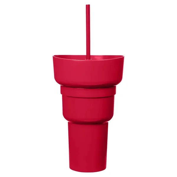 Team 365 1L Recycled PP Stadium Tumbler with Snack Bowl - Team 365 1L Recycled PP Stadium Tumbler with Snack Bowl - Image 21 of 30