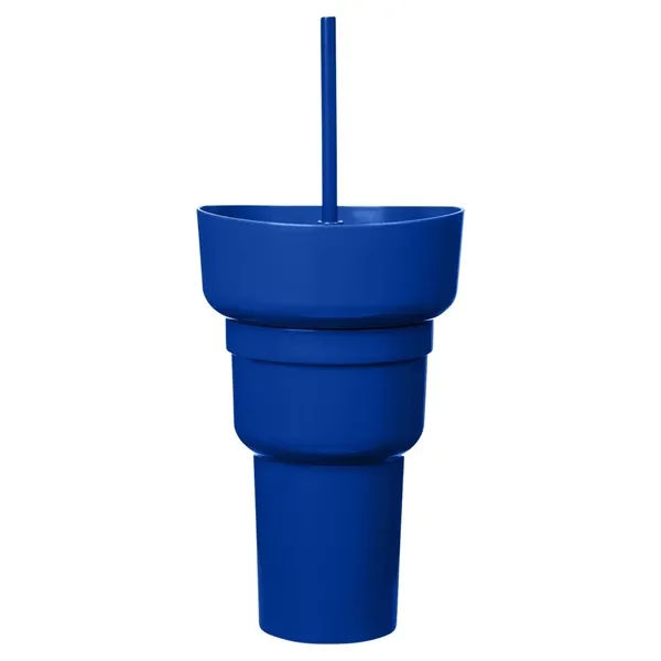 Team 365 1L Recycled PP Stadium Tumbler with Snack Bowl - Team 365 1L Recycled PP Stadium Tumbler with Snack Bowl - Image 23 of 30