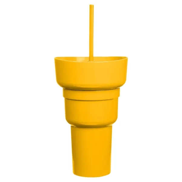Team 365 1L Recycled PP Stadium Tumbler with Snack Bowl - Team 365 1L Recycled PP Stadium Tumbler with Snack Bowl - Image 26 of 30