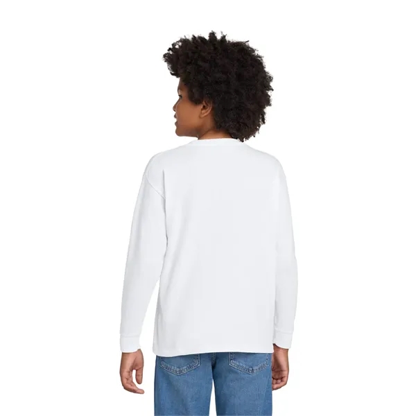 Gildan Youth Heavy Cotton 100% Cotton Long Sleeve T-Shirt. - Gildan Youth Heavy Cotton 100% Cotton Long Sleeve T-Shirt. - Image 1 of 54