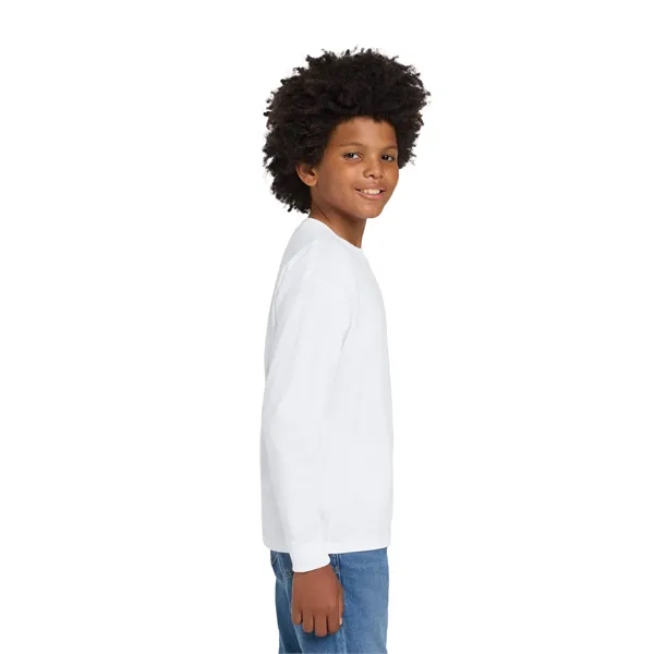 Gildan Youth Heavy Cotton 100% Cotton Long Sleeve T-Shirt. - Gildan Youth Heavy Cotton 100% Cotton Long Sleeve T-Shirt. - Image 2 of 54