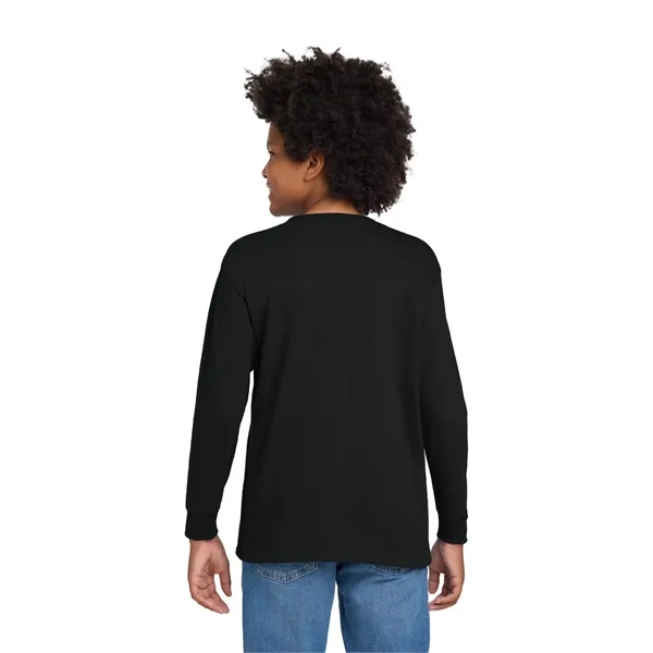 Gildan Youth Heavy Cotton 100% Cotton Long Sleeve T-Shirt. - Gildan Youth Heavy Cotton 100% Cotton Long Sleeve T-Shirt. - Image 15 of 54