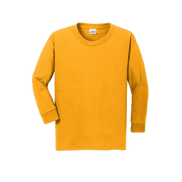 Gildan Youth Heavy Cotton 100% Cotton Long Sleeve T-Shirt. - Gildan Youth Heavy Cotton 100% Cotton Long Sleeve T-Shirt. - Image 42 of 54