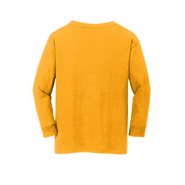 Gildan Youth Heavy Cotton 100% Cotton Long Sleeve T-Shirt. - Gildan Youth Heavy Cotton 100% Cotton Long Sleeve T-Shirt. - Image 43 of 54