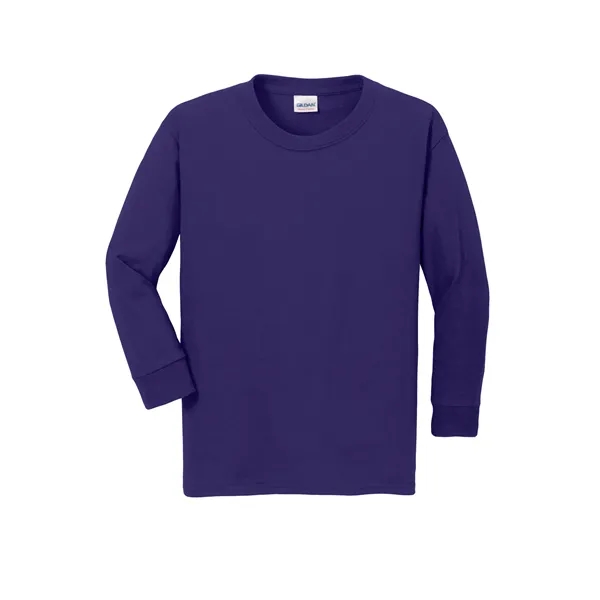 Gildan Youth Heavy Cotton 100% Cotton Long Sleeve T-Shirt. - Gildan Youth Heavy Cotton 100% Cotton Long Sleeve T-Shirt. - Image 47 of 54