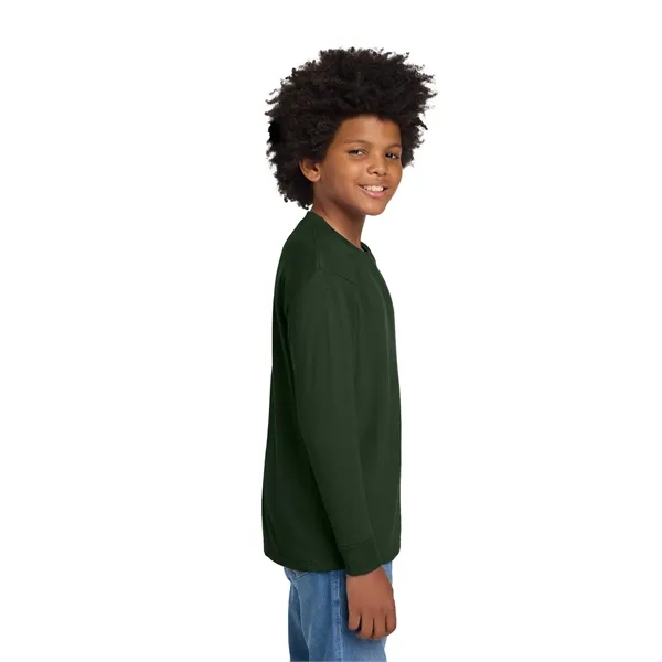 Gildan Youth Heavy Cotton 100% Cotton Long Sleeve T-Shirt. - Gildan Youth Heavy Cotton 100% Cotton Long Sleeve T-Shirt. - Image 49 of 54
