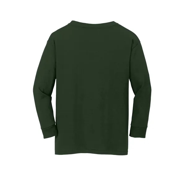 Gildan Youth Heavy Cotton 100% Cotton Long Sleeve T-Shirt. - Gildan Youth Heavy Cotton 100% Cotton Long Sleeve T-Shirt. - Image 51 of 54