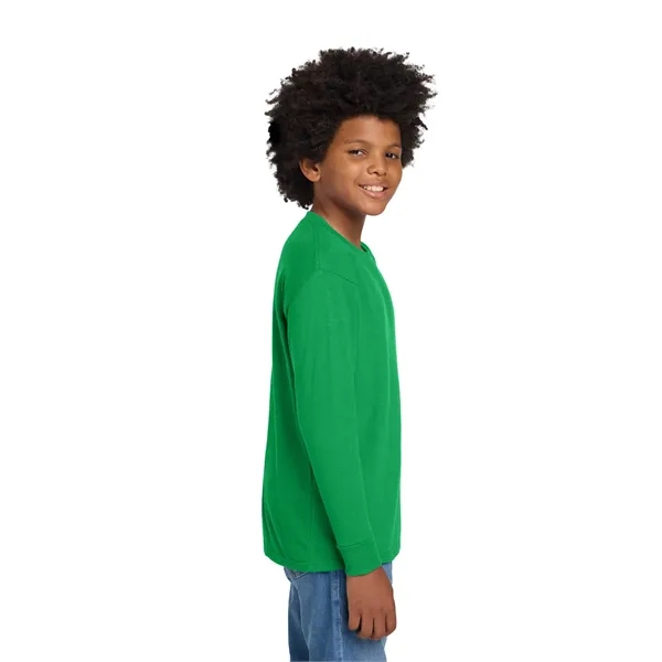Gildan Youth Heavy Cotton 100% Cotton Long Sleeve T-Shirt. - Gildan Youth Heavy Cotton 100% Cotton Long Sleeve T-Shirt. - Image 52 of 54