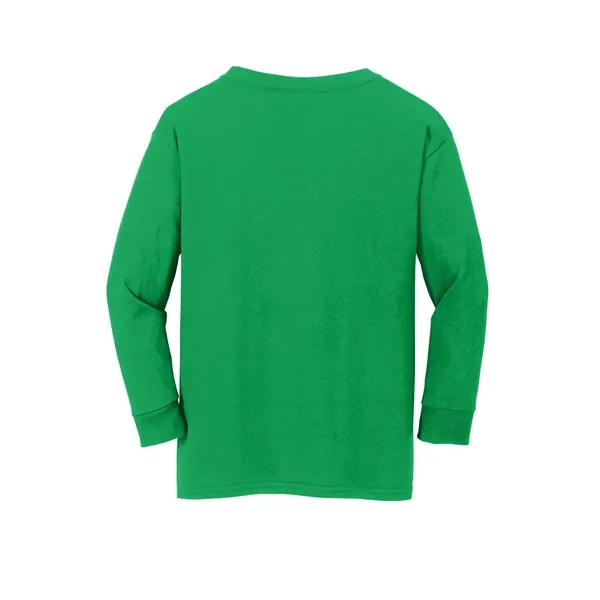 Gildan Youth Heavy Cotton 100% Cotton Long Sleeve T-Shirt. - Gildan Youth Heavy Cotton 100% Cotton Long Sleeve T-Shirt. - Image 54 of 54