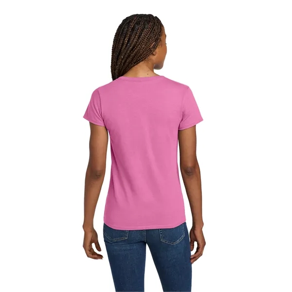 Gildan Women's Heavy Cotton 100% Cotton V-Neck T-Shirt. - Gildan Women's Heavy Cotton 100% Cotton V-Neck T-Shirt. - Image 12 of 44