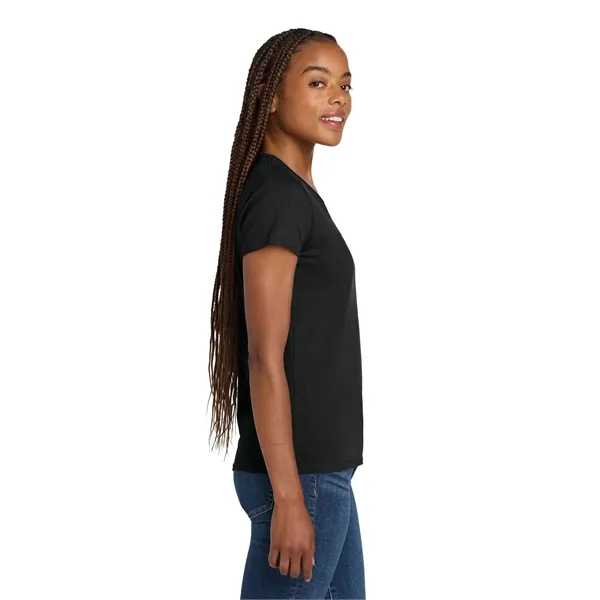 Gildan Women's Heavy Cotton 100% Cotton V-Neck T-Shirt. - Gildan Women's Heavy Cotton 100% Cotton V-Neck T-Shirt. - Image 19 of 44