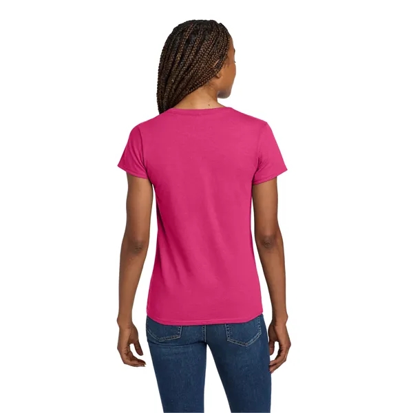 Gildan Women's Heavy Cotton 100% Cotton V-Neck T-Shirt. - Gildan Women's Heavy Cotton 100% Cotton V-Neck T-Shirt. - Image 25 of 44
