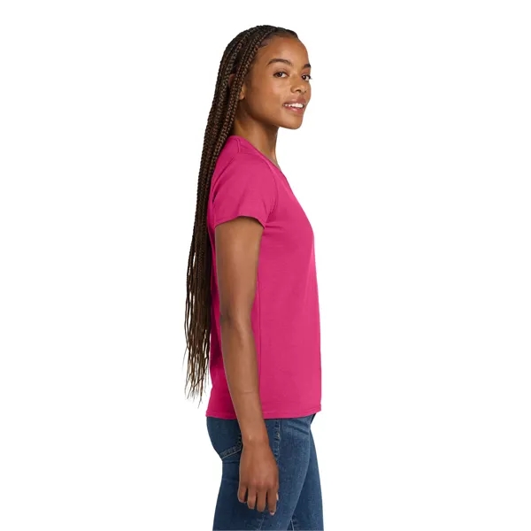 Gildan Women's Heavy Cotton 100% Cotton V-Neck T-Shirt. - Gildan Women's Heavy Cotton 100% Cotton V-Neck T-Shirt. - Image 26 of 44