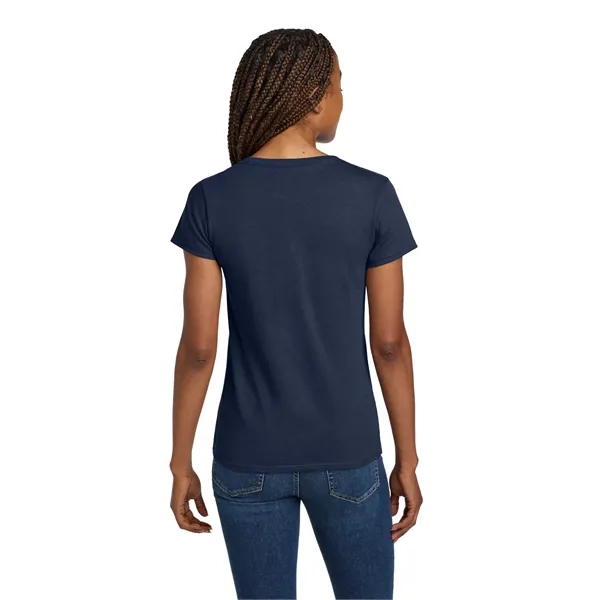 Gildan Women's Heavy Cotton 100% Cotton V-Neck T-Shirt. - Gildan Women's Heavy Cotton 100% Cotton V-Neck T-Shirt. - Image 30 of 44