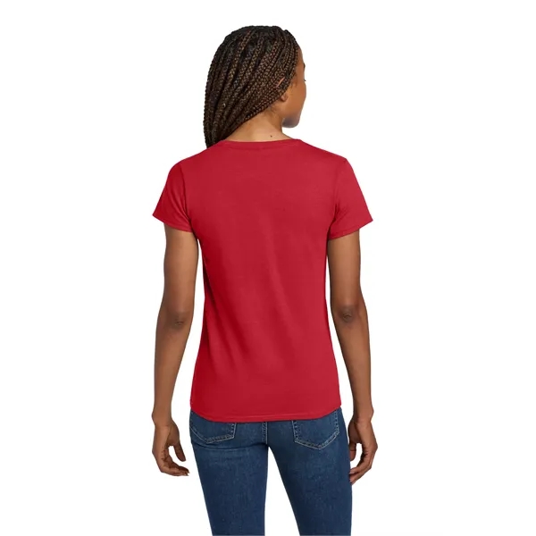 Gildan Women's Heavy Cotton 100% Cotton V-Neck T-Shirt. - Gildan Women's Heavy Cotton 100% Cotton V-Neck T-Shirt. - Image 35 of 44