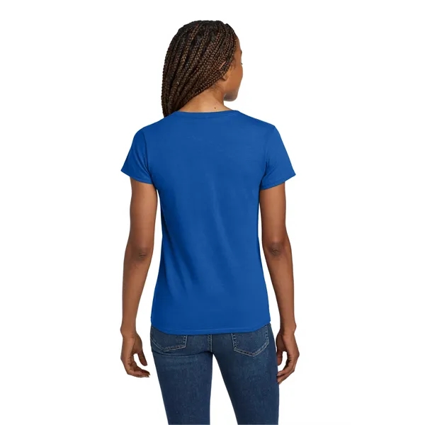 Gildan Women's Heavy Cotton 100% Cotton V-Neck T-Shirt. - Gildan Women's Heavy Cotton 100% Cotton V-Neck T-Shirt. - Image 40 of 44
