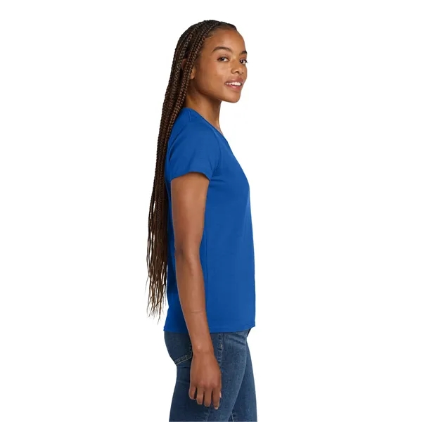 Gildan Women's Heavy Cotton 100% Cotton V-Neck T-Shirt. - Gildan Women's Heavy Cotton 100% Cotton V-Neck T-Shirt. - Image 41 of 44