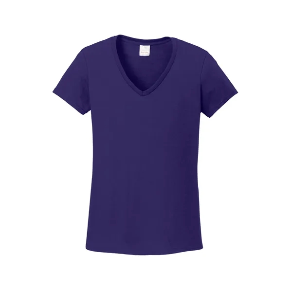 Gildan Women's Heavy Cotton 100% Cotton V-Neck T-Shirt. - Gildan Women's Heavy Cotton 100% Cotton V-Neck T-Shirt. - Image 43 of 44