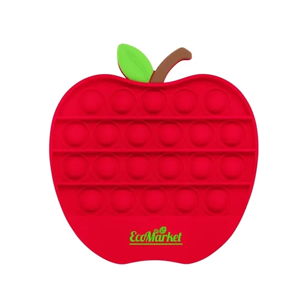 Push Pop Bubble Apple Shape Fidget Sensory Toy - Push Pop Bubble Apple Shape Fidget Sensory Toy - Image 0 of 2