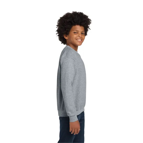 Gildan Youth Heavy Blend Crewneck Sweatshirt. - Gildan Youth Heavy Blend Crewneck Sweatshirt. - Image 4 of 49