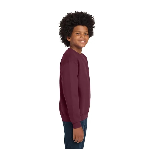 Gildan Youth Heavy Blend Crewneck Sweatshirt. - Gildan Youth Heavy Blend Crewneck Sweatshirt. - Image 22 of 49