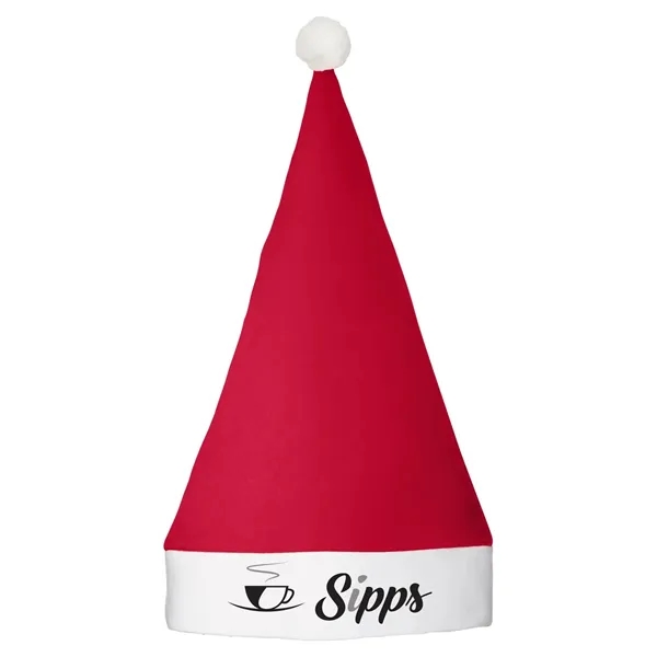 Holiday Christmas Felt Santa Hat - Holiday Christmas Felt Santa Hat - Image 0 of 2