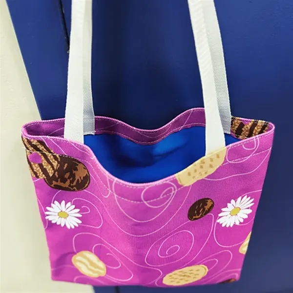 Colored Liner Medium Flat Tote (14"H x 14"W) - Colored Liner Medium Flat Tote (14"H x 14"W) - Image 2 of 10