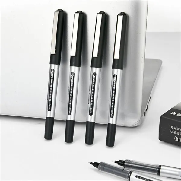 Black Ink Rollerball Pens Quick-Dry Writing Instruments - Black Ink Rollerball Pens Quick-Dry Writing Instruments - Image 2 of 7