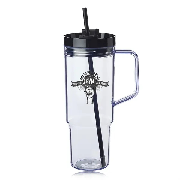 40 oz. Lincoln Plastic Tumbler with Handle - 40 oz. Lincoln Plastic Tumbler with Handle - Image 1 of 13