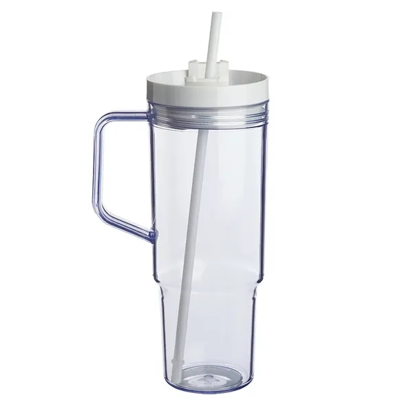 40 oz. Lincoln Plastic Tumbler with Handle - 40 oz. Lincoln Plastic Tumbler with Handle - Image 13 of 13