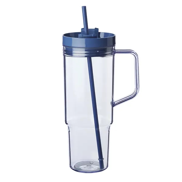 40 oz. Lincoln Plastic Tumbler with Handle - 40 oz. Lincoln Plastic Tumbler with Handle - Image 9 of 13