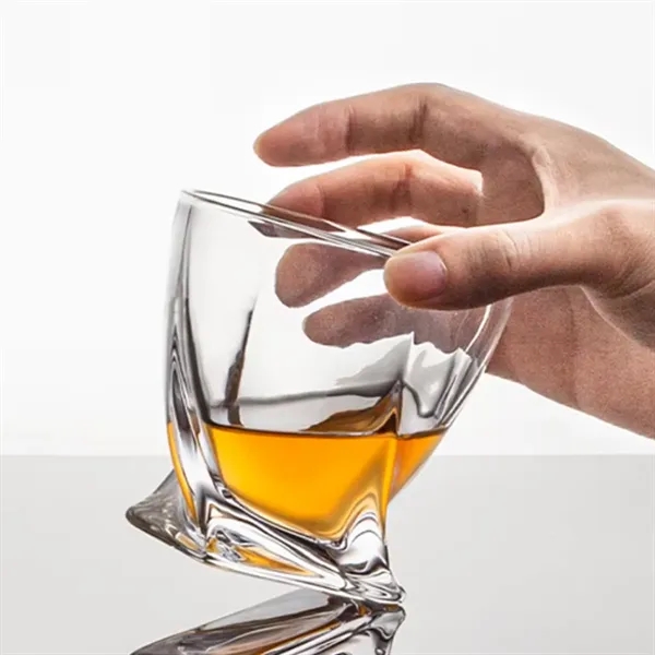 9Oz.Unique Twist Design Whiskey Glass - 9Oz.Unique Twist Design Whiskey Glass - Image 5 of 6