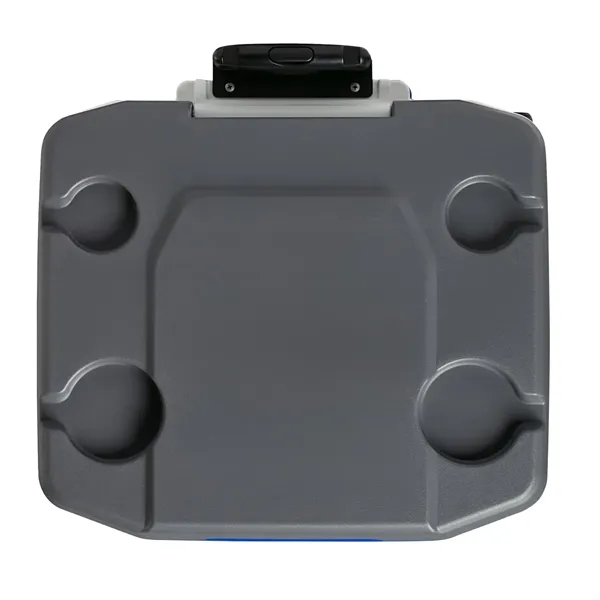 IGLOO Latitude 60 Qt Roller Cooler with Telescoping Handle - IGLOO Latitude 60 Qt Roller Cooler with Telescoping Handle - Image 4 of 6
