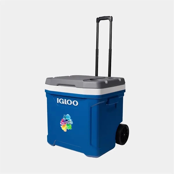 IGLOO Latitude 60 Qt Roller Cooler with Telescoping Handle - IGLOO Latitude 60 Qt Roller Cooler with Telescoping Handle - Image 0 of 6