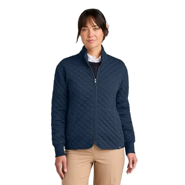 Brooks Brothers® Women's Diamond Quilt Full-Zip - Brooks Brothers® Women's Diamond Quilt Full-Zip - Image 4 of 4