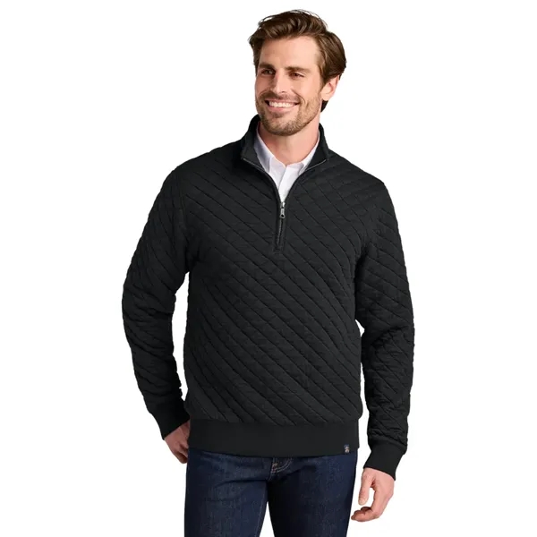 Brooks Brothers® Diamond Quilt 1/4-Zip - Brooks Brothers® Diamond Quilt 1/4-Zip - Image 2 of 4