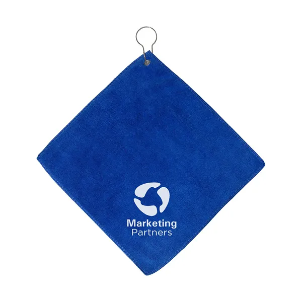 Microfiber Golf Towel With Grommet And Hook - Microfiber Golf Towel With Grommet And Hook - Image 0 of 9
