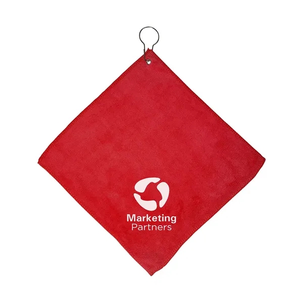 Microfiber Golf Towel With Grommet And Hook - Microfiber Golf Towel With Grommet And Hook - Image 6 of 9