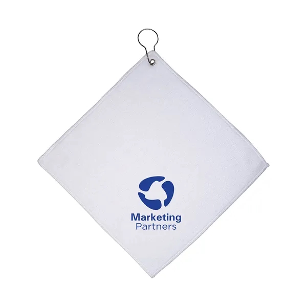 Microfiber Golf Towel With Grommet And Hook - Microfiber Golf Towel With Grommet And Hook - Image 8 of 9