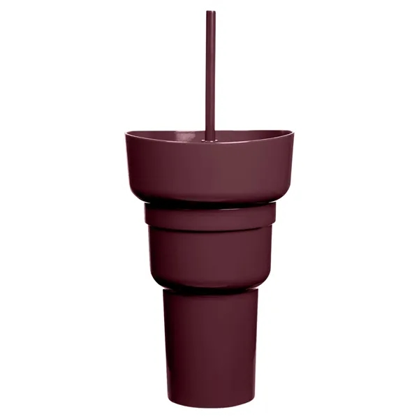 Team 365 1L Recycled PP Stadium Tumbler with Snack Bowl - Team 365 1L Recycled PP Stadium Tumbler with Snack Bowl - Image 17 of 69