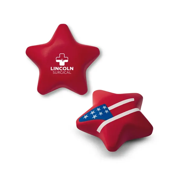 USA Patriotic Star Shape Stress Ball