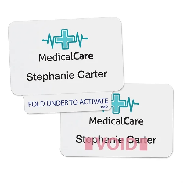 ONEstep Expiring Badges, Thermal-Printable, 1/2-Day - ONEstep Expiring Badges, Thermal-Printable, 1/2-Day - Image 1 of 7