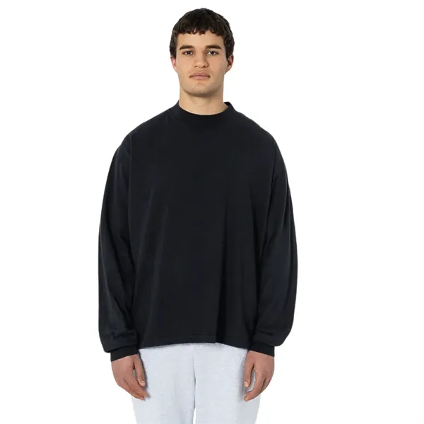 Long Sleeve Oversized Unisex Mock - Long Sleeve Oversized Unisex Mock - Image 2 of 5