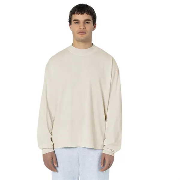 Long Sleeve Oversized Unisex Mock - Long Sleeve Oversized Unisex Mock - Image 3 of 5