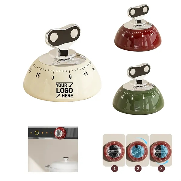 Magnetic Mechanical Kitchen Timer - Magnetic Mechanical Kitchen Timer - Image 0 of 3