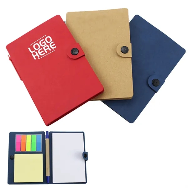 Kraft Paper Notebook With Pen - Kraft Paper Notebook With Pen - Image 0 of 3